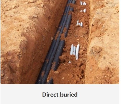 प्रत्यक्ष दफन अनुप्रयोगों के लिए प्रत्यक्ष दफन फाइबर ऑप्टिक केबल -20- 70°C संरचना SZ स्ट्रैंड्ड ढीली ट्यूब