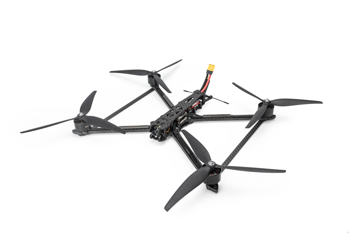 880g FPV 10 इंच SE10 True X फ्रेम ड्रोन यातायात निगरानी और नियंत्रण के लिए