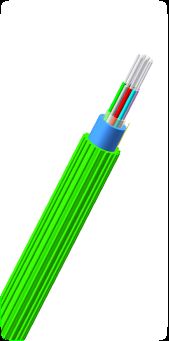 एचडीपीई शीथ एयर ब्लोन माइक्रो केबल 2000 मीटर ब्लोइंग दूरी